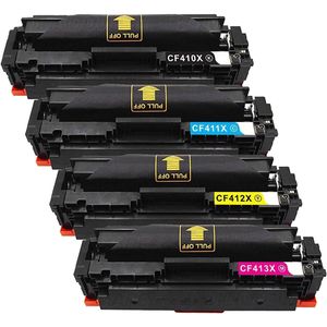 Ink Hero huismerk HP 410X Multipack tonercartridges – 1x zwart + 3 kleuren, hoge capaciteit