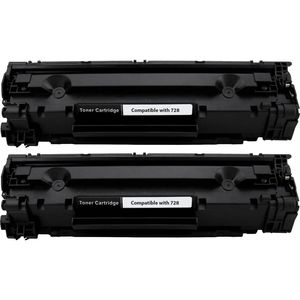 Ink Hero huismerk Canon 728 Multipack tonercartridges – 2x zwart