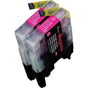 Ink Hero huismerk Brother LC1240M Multipack inktcartridges – 2x magenta, hoge capaciteit (vervangt LC1220M)