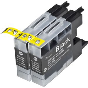 Ink Hero Brother LC1280BK Multipack inktcartridges zwart – 2 stuks, extra hoge capaciteit