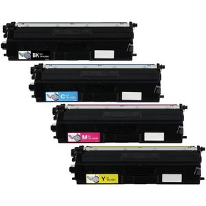 Ink Hero Brother TN910 Multipack tonercartridges zwart en kleur – 4 stuks, ultrahoge capaciteit
