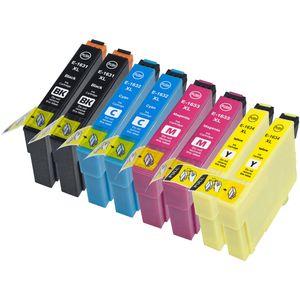 Ink Hero huismerk Epson 16XL XXL Multipack inktcartridges – 2x zwart + 2x cyaan + 2x magenta + 2x geel, hoge capaciteit