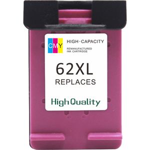 Ink Hero HP 62XL inktcartridge driekleur – huismerk, gereviseerd, hoge capaciteit (C2P07AE)