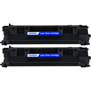 Ink Hero HP 80A Multipack tonercartridges zwart – 2 stuks (CF280A)