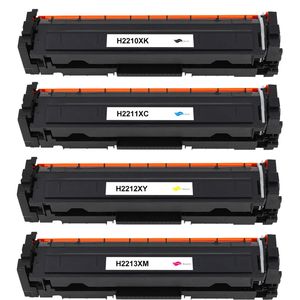 Ink Hero huismerk HP 207X Multipack tonercartridges – 1x zwart + 3 kleuren, hoge capaciteit