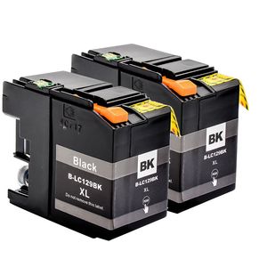 Ink Hero huismerk Brother LC129BK Multipack inktcartridges – 2x zwart, ultrahoge capaciteit