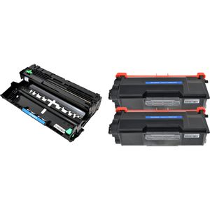 Ink Hero huismerk vervangt Brother TN3480 & DR3400 – 2 tonercartridges zwart + 1 drumeenheid, hoge capaciteit