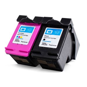 Ink Hero HP 305 XL Multipack inktcartridges zwart en kleur – 2 stuks, gereviseerd, hoge capaciteit