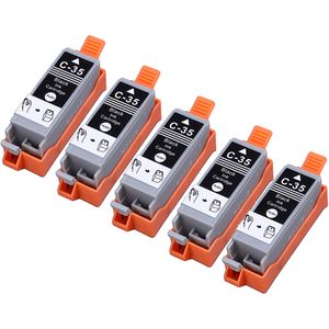 Ink Hero huismerk vervangt Canon PGI-35 – inktcartridges, 5x zwart