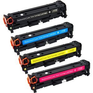 Ink Hero HP 312X / HP 312A Multipack tonercartridges zwart en kleur – 4 stuks, hoge capaciteit