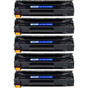 Ink Hero HP 85A Multipack tonercartridges zwart – 5 stuks, Jumbo-capaciteit (CE285A)