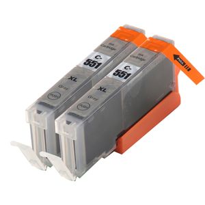 Ink Hero Canon CLI-551XL Multipack inktcartridges grijs – 2 stuks, hoge capaciteit