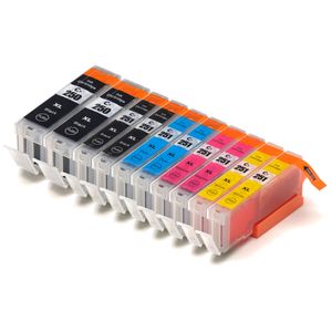 Ink Hero huismerk Canon PGI-550XL & CLI-551XL Multipack inktcartridges – 2x zwart + 2x cyaan + 2x magenta + 2x geel + 2x pigmentzwart, hoge capaciteit
