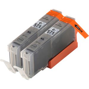 Ink Hero huismerk Canon CLI-571XL Multipack inktcartridges – 2x grijs, hoge capaciteit