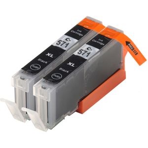 Ink Hero Canon CLI-571XL Multipack inktcartridges zwart – 2 stuks, hoge capaciteit