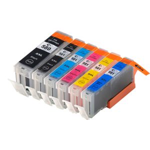 Ink Hero huismerk vervangt Canon PGI-580XXL & CLI-581XXL – inktcartridges, 1x zwart + 1x cyaan + 1x magenta + 1x geel + 1x pigmentzwart + 1x fotoblauw, superhoge capaciteit