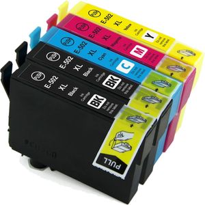 Ink Hero huismerk vervangt Epson 502XL – inktcartridges, 2x zwart + 3 kleuren, hoge capaciteit