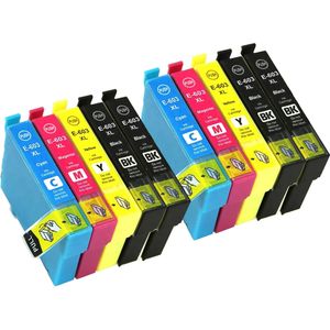 Ink Hero Epson 603XL Multipack inktcartridges zwart en kleur – 10 stuks, hoge capaciteit
