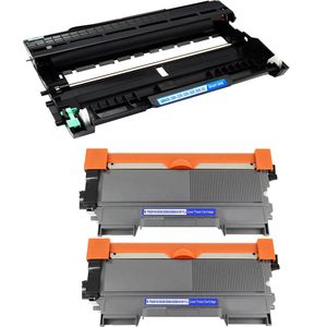 Ink Hero huismerk Brother TN2010 & DR2200 toner- en drumset – 2 tonercartridges zwart + 1 drumeenheid