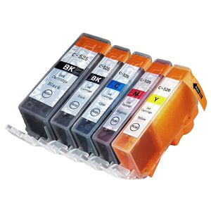 Ink Hero huismerk Canon PGI-525 & CLI-526 Multipack inktcartridges – 1x zwart + 1x cyaan + 1x magenta + 1x geel + 1x pigmentzwart