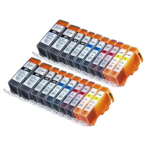Ink Hero huismerk vervangt Canon PGI-525 & CLI-526 – inktcartridges, 4x zwart + 4x cyaan + 4x magenta + 4x geel + 4x pigmentzwart