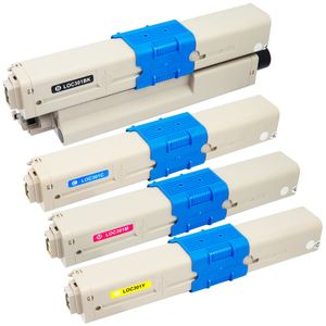 Ink Hero Oki C301, C321 Multipack tonercartridges zwart en kleur – 4 stuks