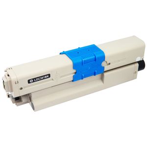 Ink Hero huismerk vervangt Oki 44973536 C301 / C321 tonercartridge zwart – standaardcapaciteit