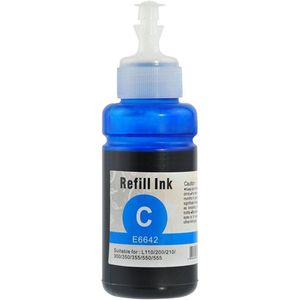Ink Hero huismerk inktfles cyaan voor Epson 664 (T6642)