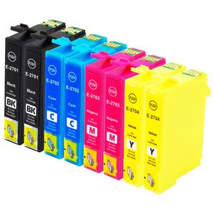 Ink Hero Epson 27XL Multipack inktcartridges zwart en kleur – 8 stuks, hoge capaciteit