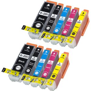 Ink Hero huismerk Epson 33XL Multipack inktcartridges – 2x zwart + 2x cyaan + 2x magenta + 2x geel + 2x fotozwart, hoge capaciteit