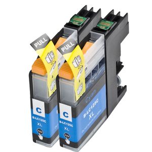 Ink Hero huismerk vervangt Brother LC125C – inktcartridges, 2x cyaan, superhoge capaciteit