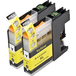 Ink Hero huismerk Brother LC223 Multipack inktcartridges – 2x geel, hoge capaciteit (vervangt LC221)