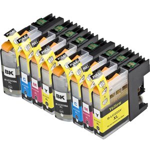 Ink Hero huismerk Brother LC223 Multipack inktcartridges – 2x zwart + 2x cyaan + 2x magenta + 2x geel, hoge capaciteit (LC221)