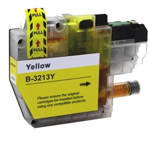 Ink Hero huismerk inktcartridge geel voor Brother LC3213Y – hoge capaciteit