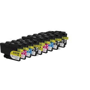 Ink Hero huismerk Brother LC3239 Multipack inktcartridges – 3x zwart + 2x cyaan + 2x magenta + 2x geel, ultrahoge capaciteit