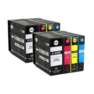 Ink Hero huismerk Canon PGI-2500XL Multipack inktcartridges – 2x zwart + 2x cyaan + 2x magenta + 2x geel, hoge capaciteit