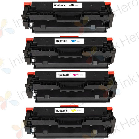 4 stuks HP 415X toner hoge capaciteit (Ink Hero Huismerk)