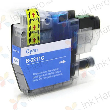 Brother LC3211C inktcartridge cyaan hoge capaciteit (Ink Hero Huismerk)