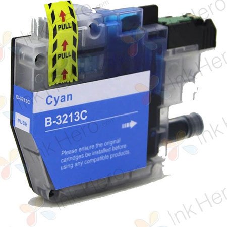 Brother LC3213C inktcartridge cyaan hoge capaciteit (Ink Hero Huismerk)