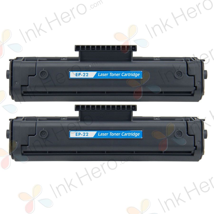 2 stuks Canon EP-22 toner zwart (Ink Hero Huismerk)